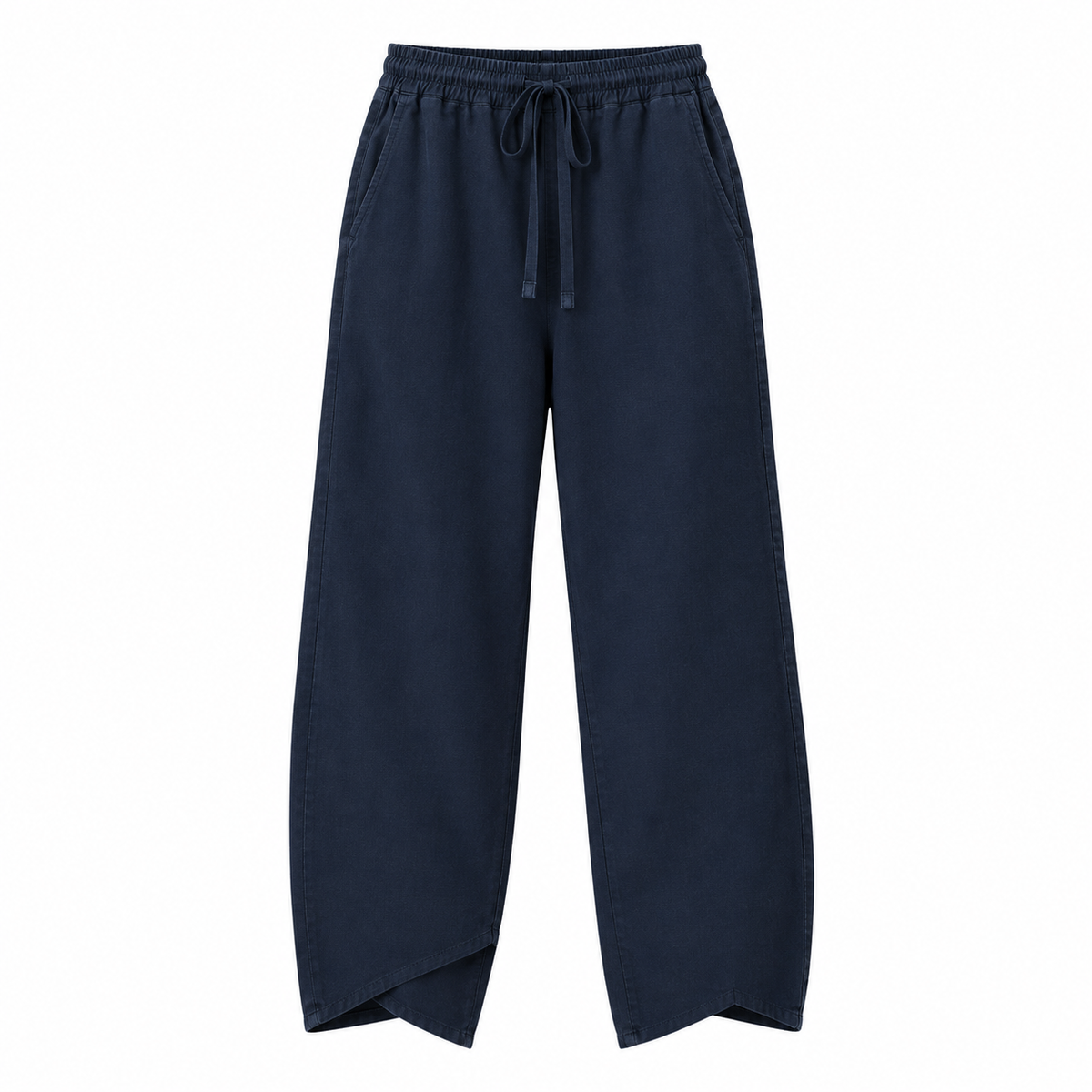 Pantalones de lino y algodon anchos