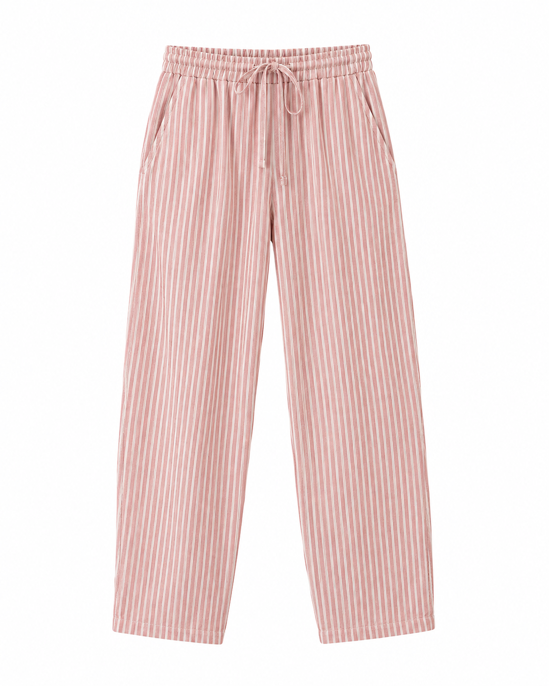 Pantalones informales con estampado de rayas