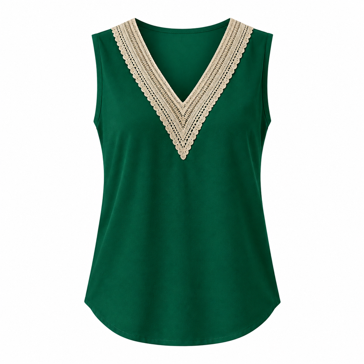 Blusa de tirantes y cuello en V