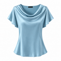 Blusa cuello redondo
