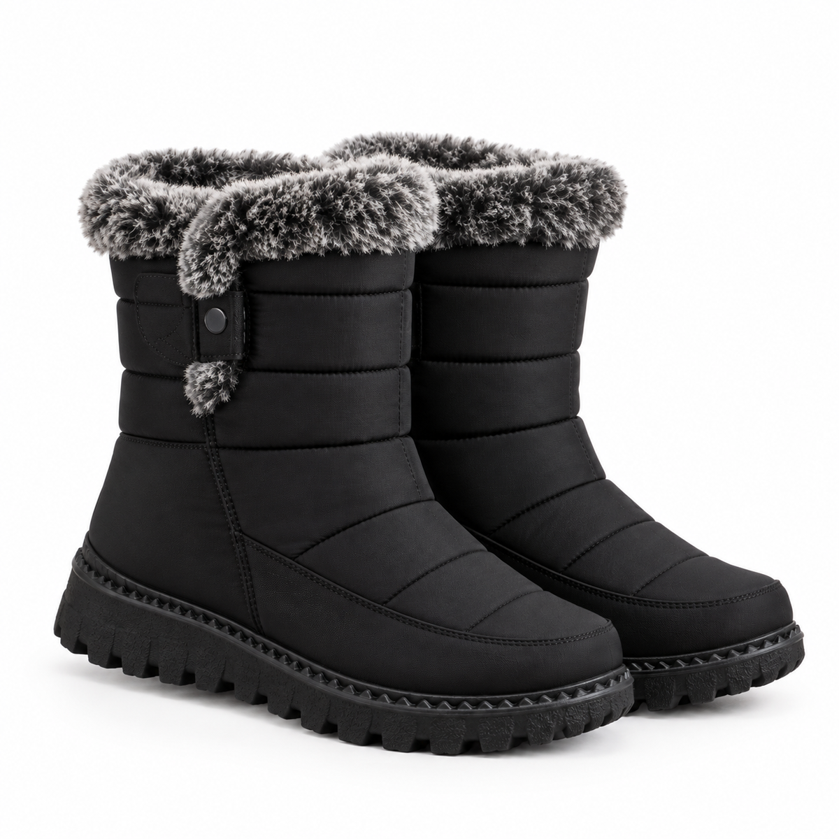 Botas de tacon bajo para invierno