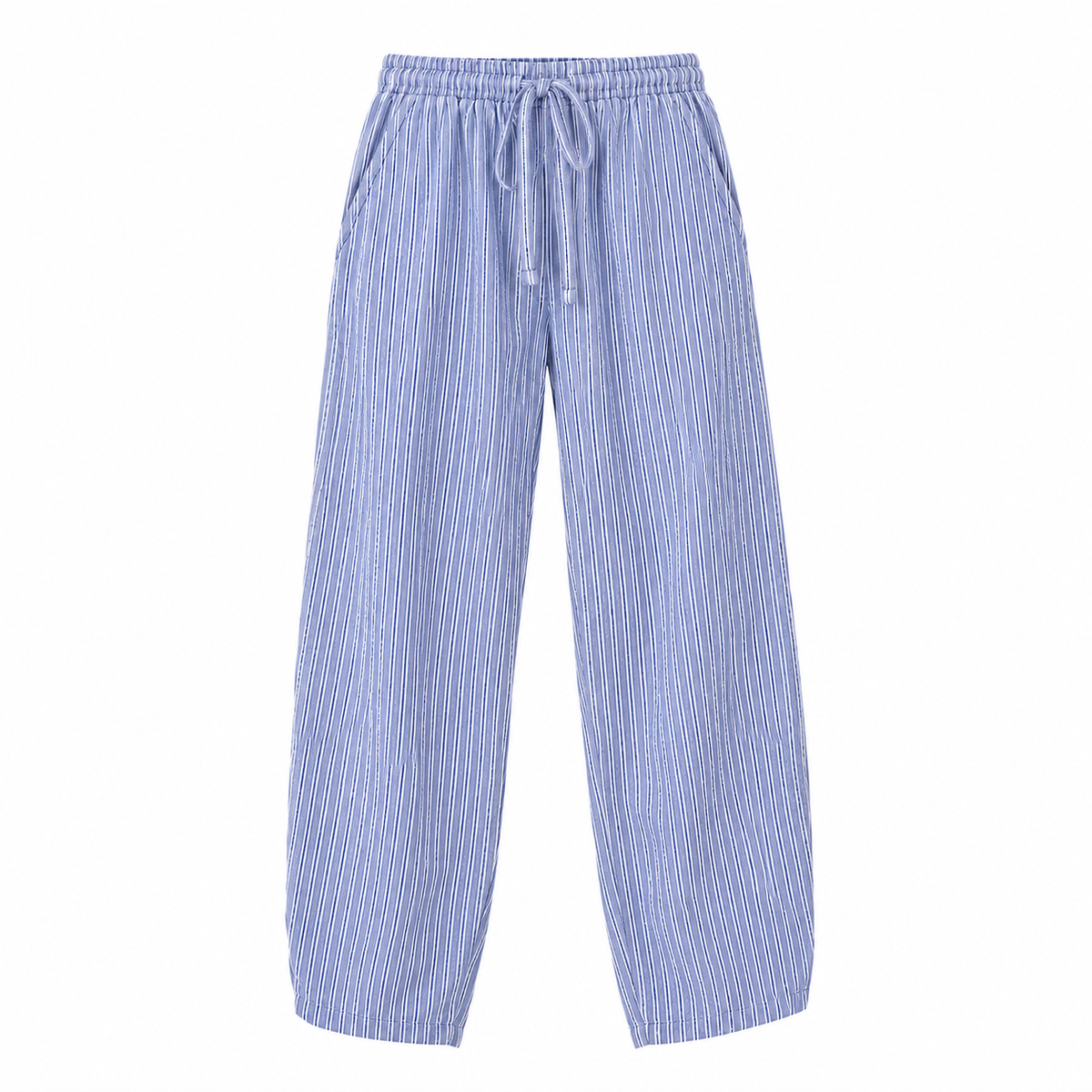 Pantalones informales con estampado de rayas