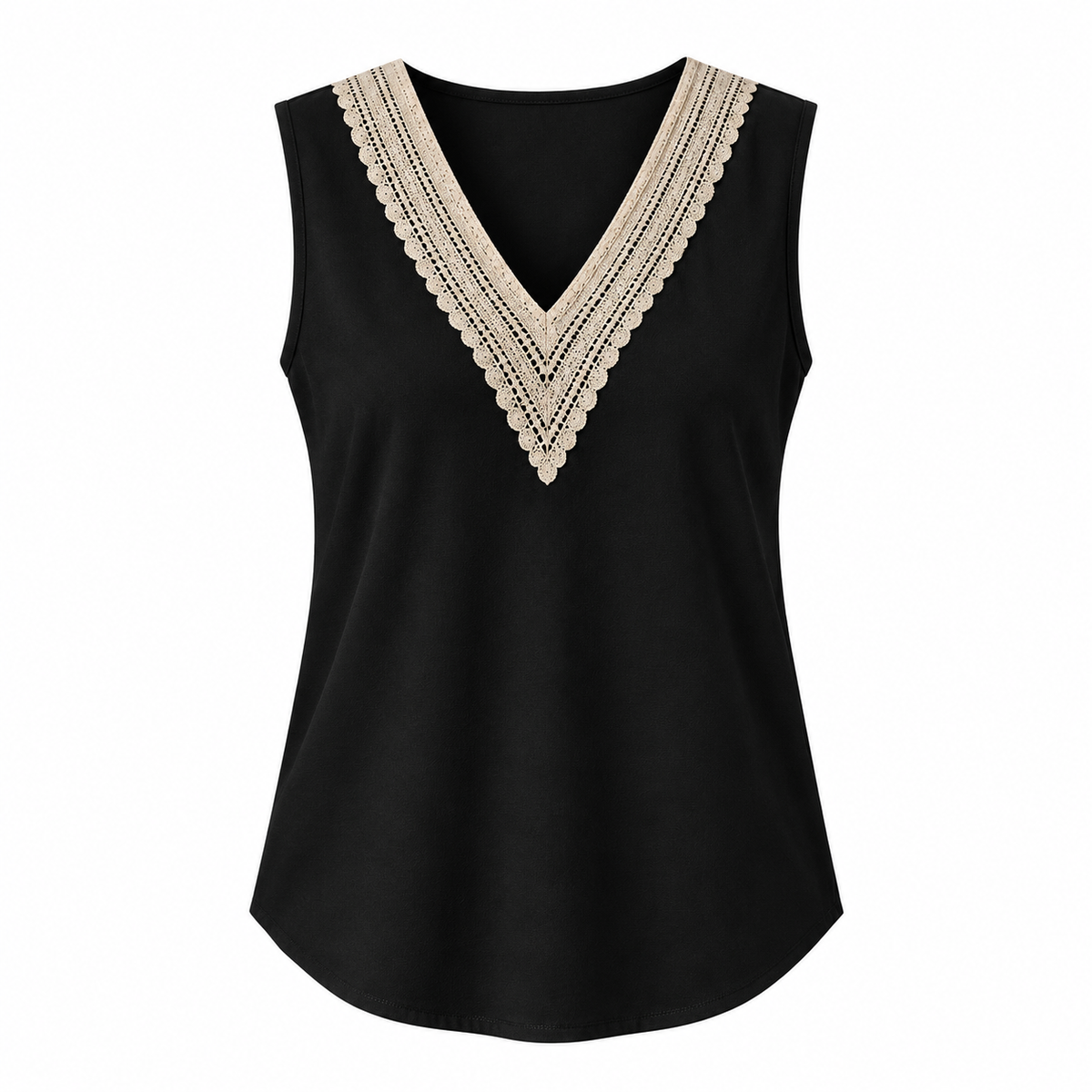Blusa de tirantes y cuello en V